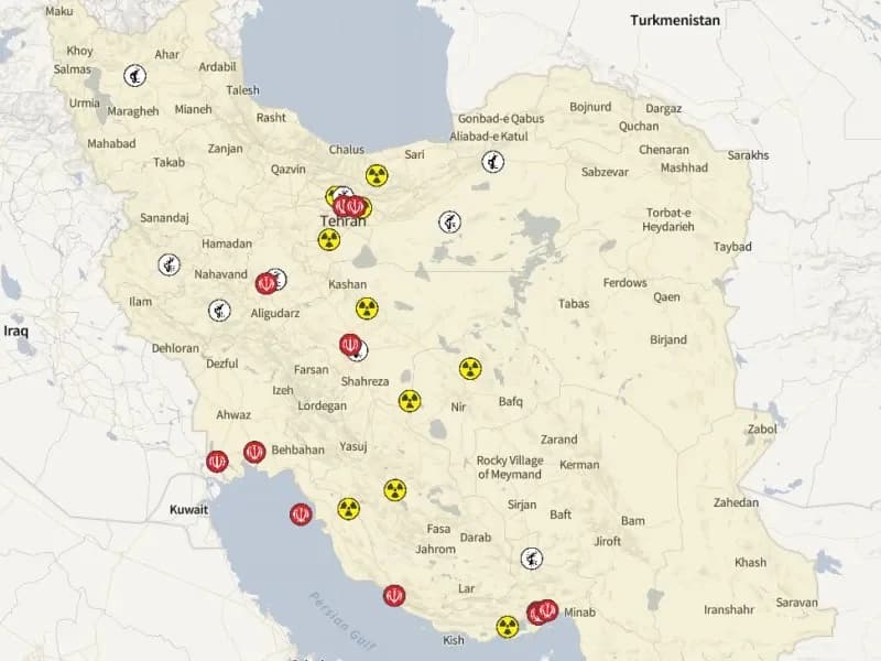 Iran: Mögliche Ziele von US-Angriffen – Karten