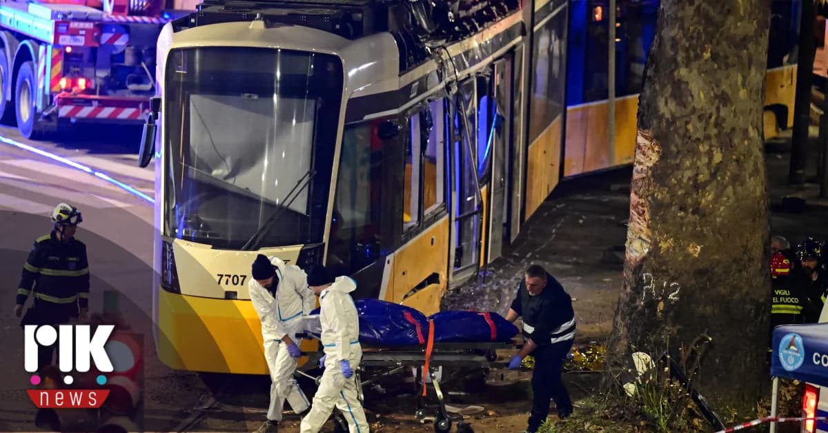 Dos muertos y 40 heridos en descarrilamiento de tranvía en Milán