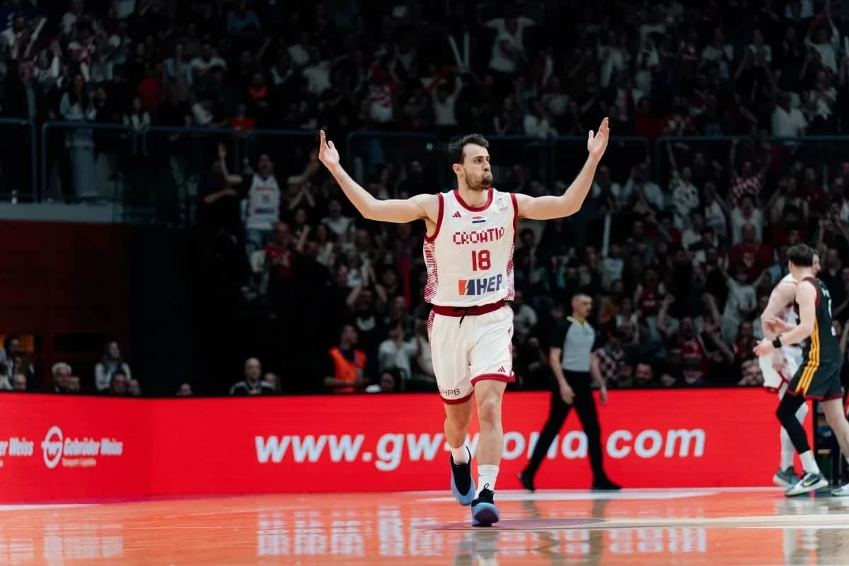 Croacia vs. Alemania: Victoria con Šarić y Hezonja