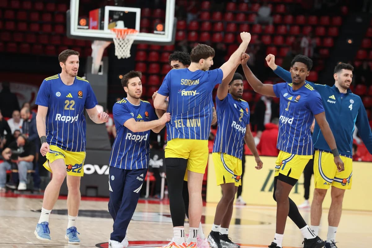 Maccabi Tel Aviv: Jugadores extranjeros varados en Dubái