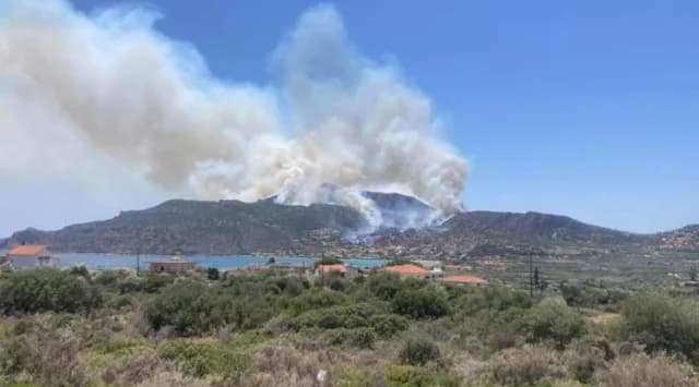 Συλλήψεις για πυρκαγιά σε αγροτοδασική έκταση στη Μονεμβασιά