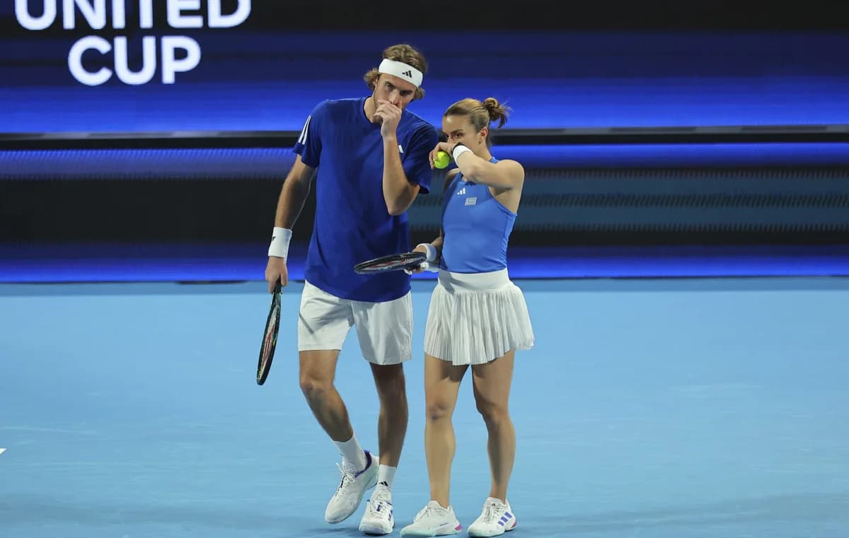 Tsitsipas auf Platz 43 der Weltrangliste, Sakkari auf Platz 34