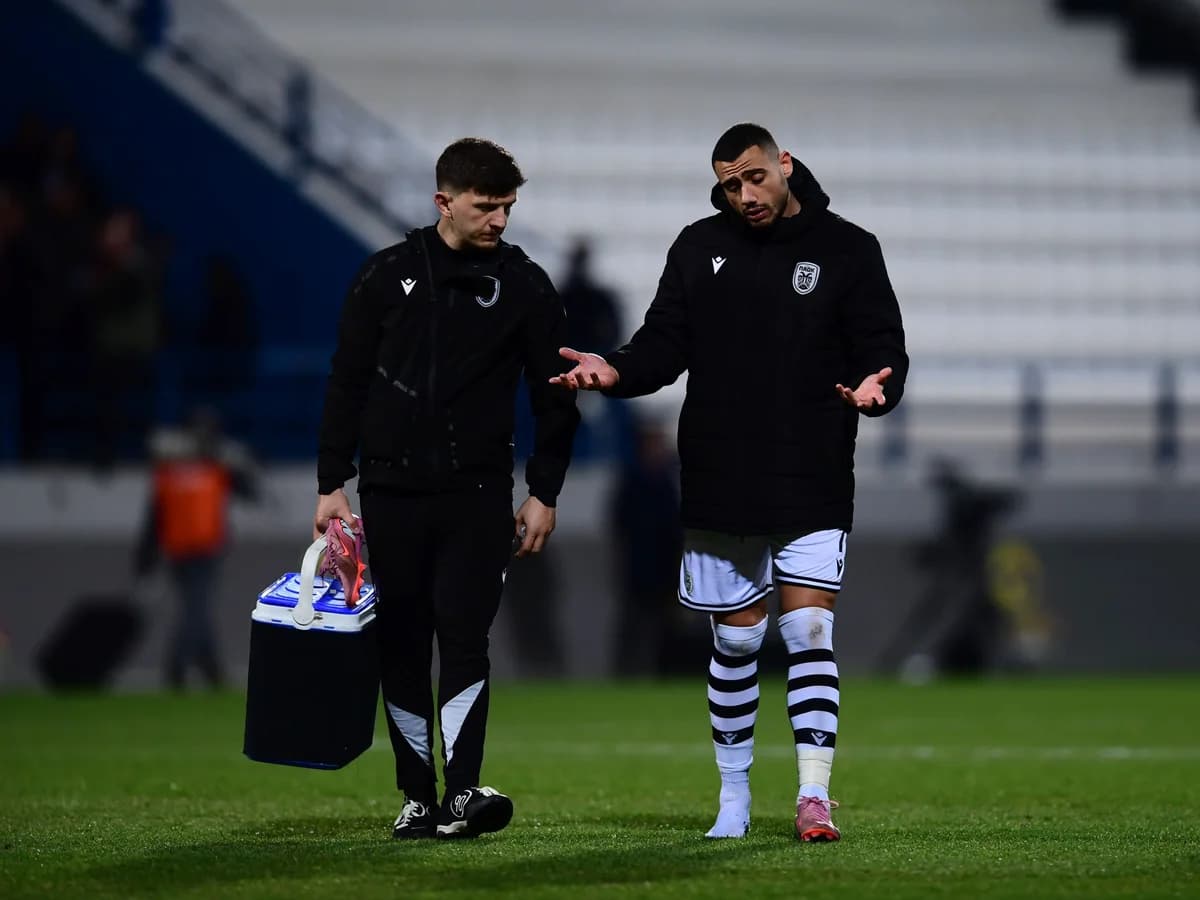 Yakoumakis' Teilnahme am PAOK-Olympiacos-Derby fraglich