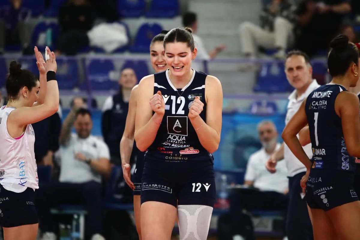 Thira - PAOK: Qualified for the Greek Cup Final in Volleyball