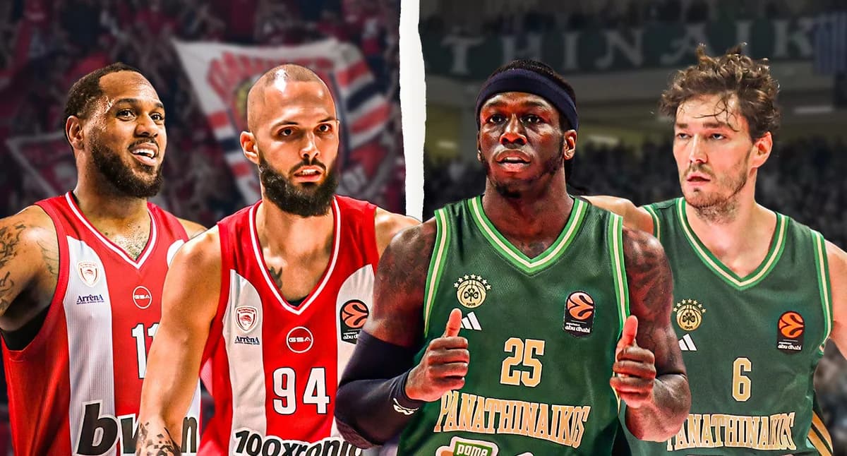 EuroLeague: Wie viele NBA-Spiele haben die Spieler von Olympiacos und Panathinaikos gespielt?