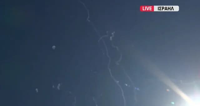Israel: Iranische Raketen abgefangen – ERT-Live-Übertragung