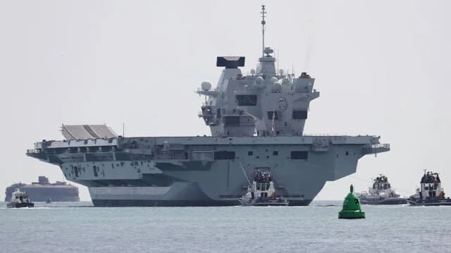 Великобритания привела авианосец HMS Prince of Wales в состояние повышенной готовности