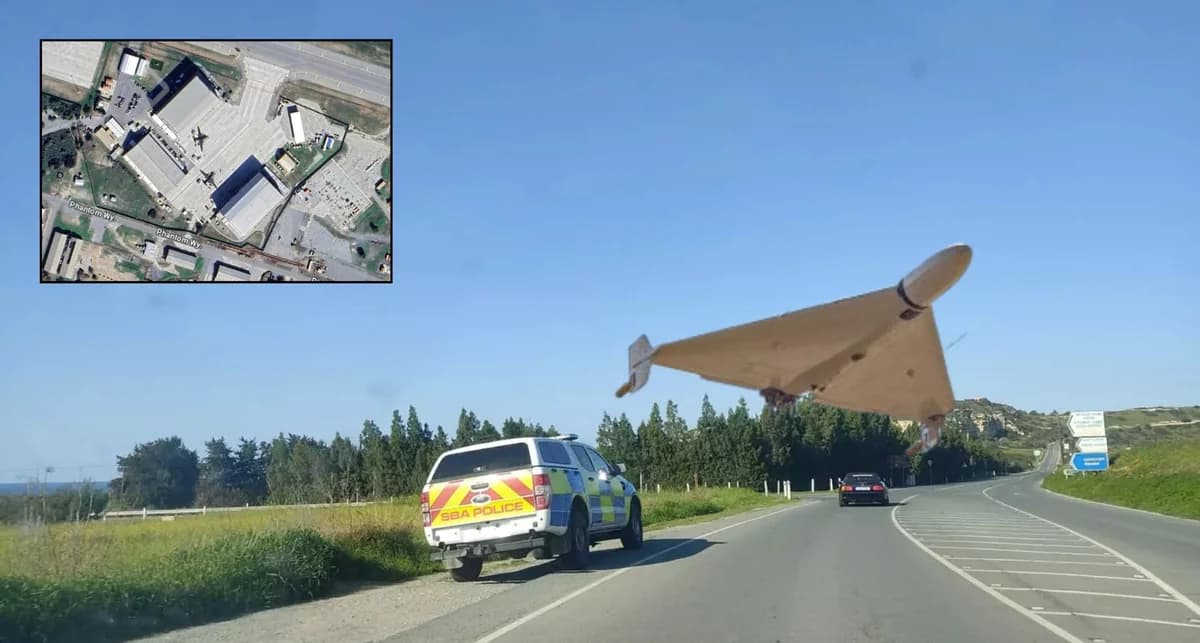 Russian Technology Found in Drone that Hit Akrotiri
