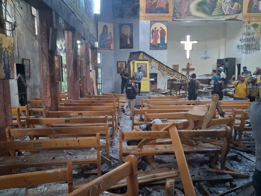 Джихадистская группировка взяла на себя ответственность за нападение на церковь в Дамаске