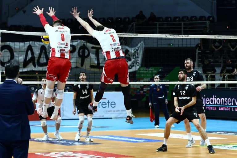 PAOK - Olympiacos 3-2: Sieg und Volleyleague-Halbfinale