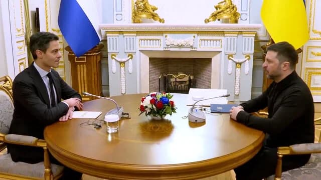 Selenskyj und Jetten diskutieren gemeinsame Waffenproduktion Ukraine-Niederlande