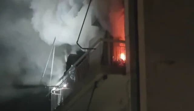 Пожар в квартире в Тавросе, эвакуированы два человека
