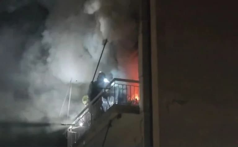 Пожар в квартире в Тавросе: Житель описывает драматические моменты