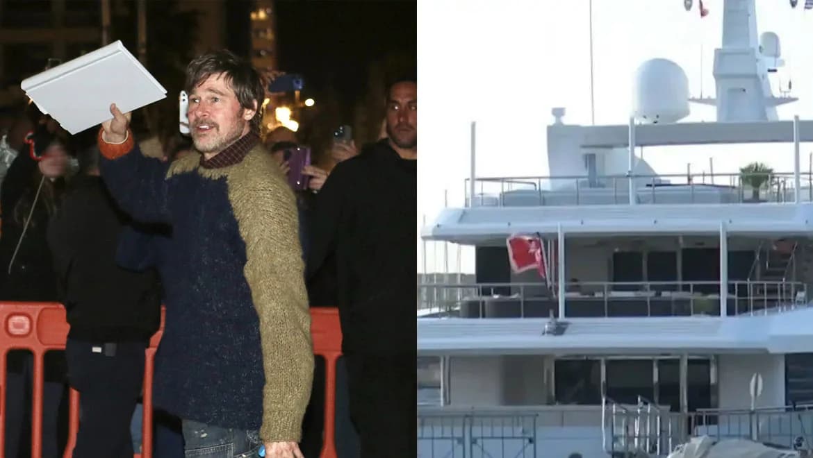 Brad Pitt και Ines de Ramon στο Λαύριο για τα γυρίσματα του «The Riders»