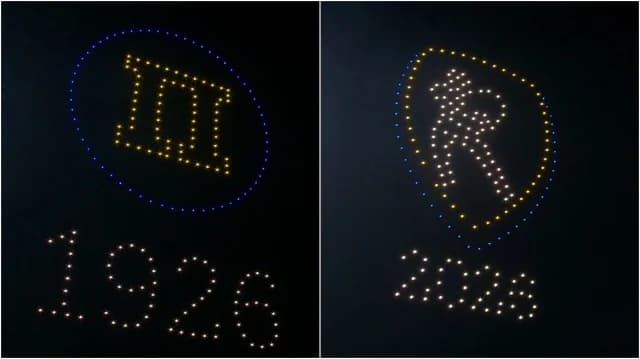 Espectacular Show de Drones Celebra el Centenario de Panetolikos
