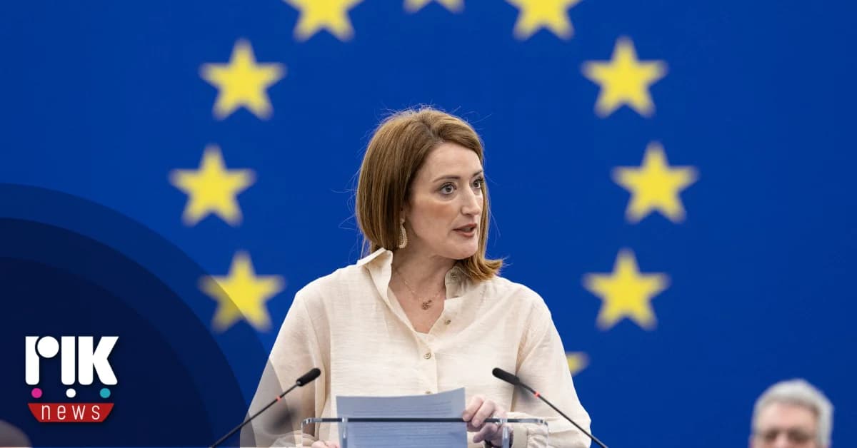 Metsola an Zypern: 'Ihr seid niemals allein'