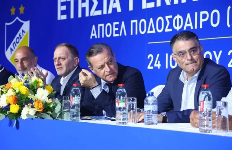 APOEL: Revenue of €19 million and expenses of €17 million in 2024