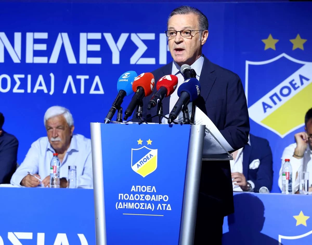 Π. Πετρίδης: Νέες καταθέσεις 820 χιλιάδων ευρώ στο ΑΠΟΕΛ