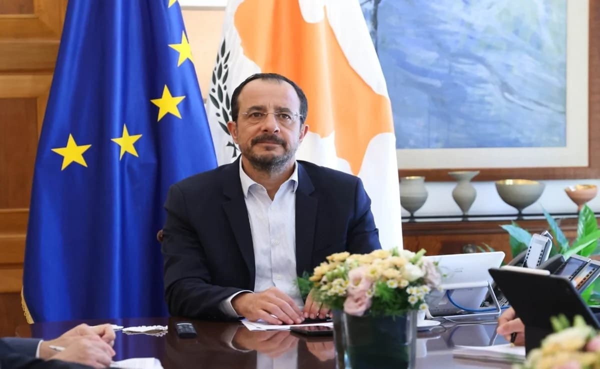 Τηλεδιάσκεψη Χριστοδουλίδη με Ευρωπαίους ηγέτες για οικονομία και Μέση Ανατολή