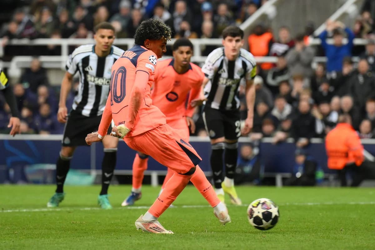 El Barcelona empata 1-1 con el Newcastle gracias a un penalti de Yamal en el último minuto