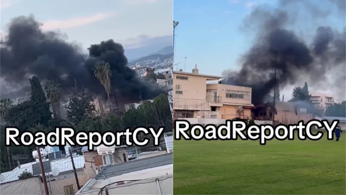 Λεμεσός: Πυρκαγιά σε Τεχνική Σχολή – Ηλεκτρικές συσκευές στις φλόγες (Βίντεο)
