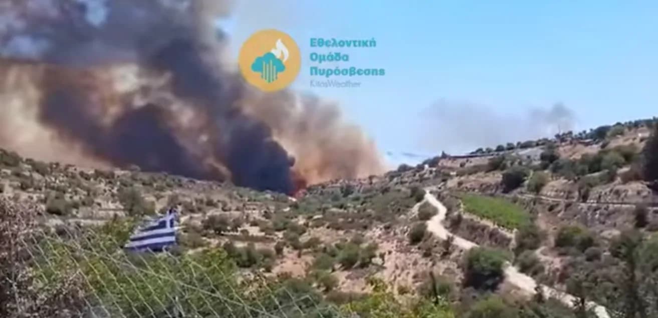 Brand in Malia, Limassol: Evakuierungen und Straßensperrungen