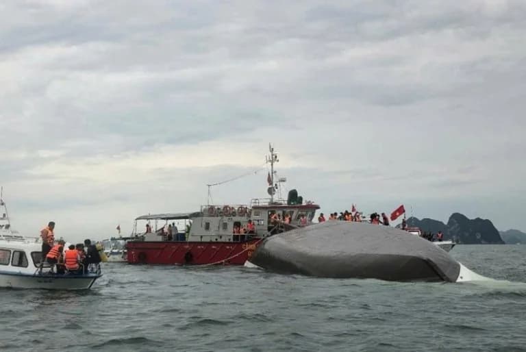 Vietnam: Niño de 10 años sobrevive a naufragio en la bahía de Ha Long