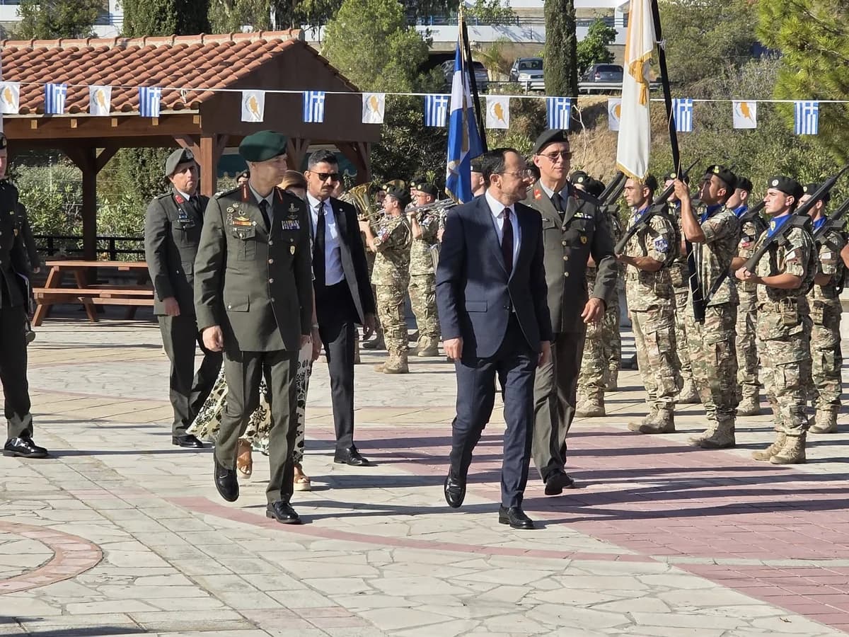 הנשיא כריסטודולידיס באירועי הזיכרון לטילריה